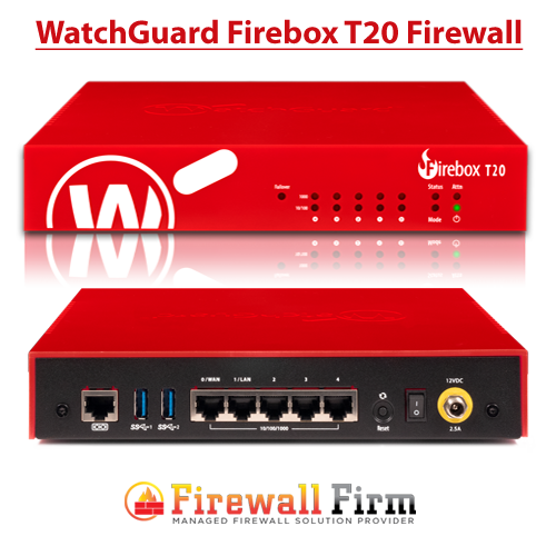 WatchGuard Firebox T20 With 1-Year   Standard Support - License